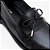Mocassim Lança Perfume Couro Laço In26 Preto Feminino - Imagem 4