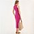 Vestido Midi Colcci Canelado Ou26 Rosa Feminino - Imagem 2