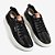 Sapatênis de Couro Ferracini Gold Fr 2072B Preto Masculino - Imagem 2
