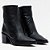 Bota Lança Perfume Salto Bloco In26 Preto Feminino - Imagem 3