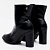 Bota Easy Lança Perfume Salto Bloco In26 Preto Feminino - Imagem 2