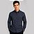 Camisa Slim Dudalina Maquinetada In26 Marinho Masculino - Imagem 1