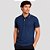 Camisa Polo Colcci Piquet 2 Listras In26 Marinho Masculino - Imagem 1