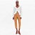 Calça Lança Perfume Carrot Alfaiataria In26 Marrom Feminino - Imagem 3