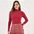 Blusa Canelado Colcci Gola Alta In26 Vermelho Feminino - Imagem 1