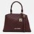 Bolsa Tote Lança Perfume Pingente In26b Marrom Feminino - Imagem 1