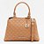Bolsa Tote Lança Perfume Pingente In26 Marrom Feminino - Imagem 1