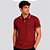 Camisa Polo Colcci Piquet 3 Listras In26 Vermelho Masculino - Imagem 1