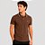 Camisa Polo Colcci Piquet Logo Fx In26 Marrom Masculino - Imagem 1