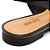 Sapatilha Anacapri Slingback Salto Rasteiro Preto Feminino - Imagem 5