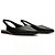 Sapatilha Anacapri Slingback Salto Rasteiro Preto Feminino - Imagem 3