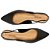 Sapatilha Anacapri Slingback Salto Rasteiro Preto Feminino - Imagem 4