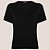 Blusa Dudalina Iris Decote V Pr27 Preto Feminino - Imagem 3