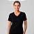 Blusa Dudalina Iris Decote V Pr27 Preto Feminino - Imagem 1