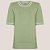 Camiseta Dudalina Mara Pr27 Verde Feminino - Imagem 3
