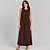 Vestido Dudalina Cecília Pr27 Marrom Feminino - Imagem 1
