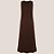 Vestido Dudalina Cecília Pr27 Marrom Feminino - Imagem 3
