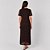 Vestido Tricot Dudalina Monica Pr27 Marrom Feminino - Imagem 2