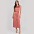 Vestido Dudalina Tubo Aline Pr27 Rosa Feminino - Imagem 1