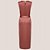 Vestido Dudalina Tubo Aline Pr27 Rosa Feminino - Imagem 4