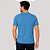 Camiseta Dudalina Essentials Color Pr27 Azul Masculino - Imagem 2