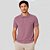 Camisa Polo Dudalina Frisos Degrade Pr27 Rosa Masculino - Imagem 1