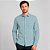 Camisa Slim Dudalina Slim Tricoline Vic Pr27 Azul Masculino - Imagem 1