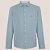 Camisa Slim Dudalina Slim Tricoline Vic Pr27 Azul Masculino - Imagem 3