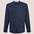 Camisa Slim Dudalina Slim Tricoline X Pr27 Marinho Masculino - Imagem 3
