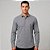 Camisa Dudalina Milano Micro Vichy Pr27 Cinza Masculino - Imagem 1