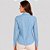 Camisa Slim Dudalina Slim Listrado Pr27 Azul Feminino - Imagem 2