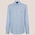 Camisa Slim Dudalina Tricoline Pr27 Azul Masculino - Imagem 3