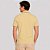 Camisa Polo Dudalina Frisos Degradê Pr27 Amarelo Masculino - Imagem 2