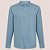 Camisa Slim Dudalina Slim Oxford Lisa Pr27 Azul Masculino - Imagem 3