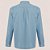 Camisa Slim Dudalina Slim Oxford Lisa Pr27 Azul Masculino - Imagem 4