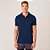 Camisa Polo Dudalina Malha Model Binada Pr27 Azul Masculino - Imagem 1