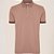 Camisa Polo Dudalina Flex Jacquard Pr27 Bege Masculino - Imagem 5