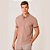 Camisa Polo Dudalina Flex Jacquard Pr27 Bege Masculino - Imagem 1
