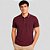 Camisa Polo Dudalina Frisos Degrade Pr27 Roxo Masculino - Imagem 1