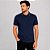Camisa Polo Dudalina Frisos Degrade Pr27 Azul Masculino - Imagem 1