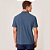 Camisa Polo Dudalina Malha Tech Texture Pr27 Azul Masculino - Imagem 2