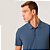 Camisa Polo Dudalina Malha Tech Texture Pr27 Azul Masculino - Imagem 4