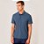 Camisa Polo Dudalina Malha Tech Texture Pr27 Azul Masculino - Imagem 1