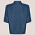 Camisa Jeans Dudalina Cropped Liocel Pr27 Azul Feminino - Imagem 4