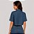 Camisa Jeans Dudalina Cropped Liocel Pr27 Azul Feminino - Imagem 2