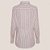 Camisa Dudalina Slim Listrada Pr27 Rosa Feminino - Imagem 4