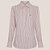 Camisa Dudalina Slim Listrada Pr27 Rosa Feminino - Imagem 3