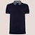 Camisa Polo Dudalina Piquet Binada Pr27 Marinho Masculino - Imagem 3