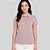 Camisa Polo Dudalina Isis Pr27 Rosa Feminino - Imagem 1