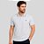 Camisa Polo Dudalina Gola Jacquard Pr27 Branco Masculino - Imagem 1